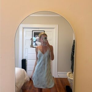 Elegant Light Blue Slip Dress size small